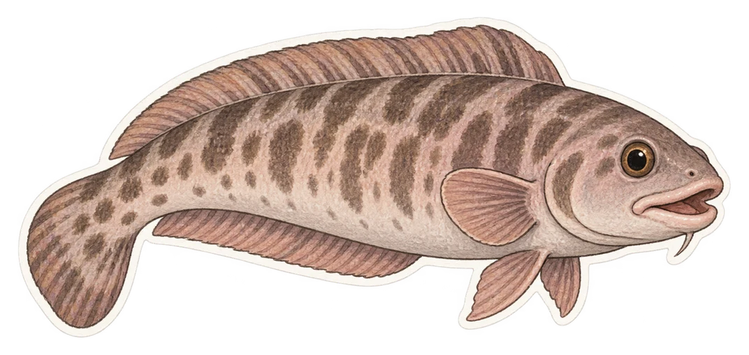 L'abadèche rose (Genypterus blacodes)