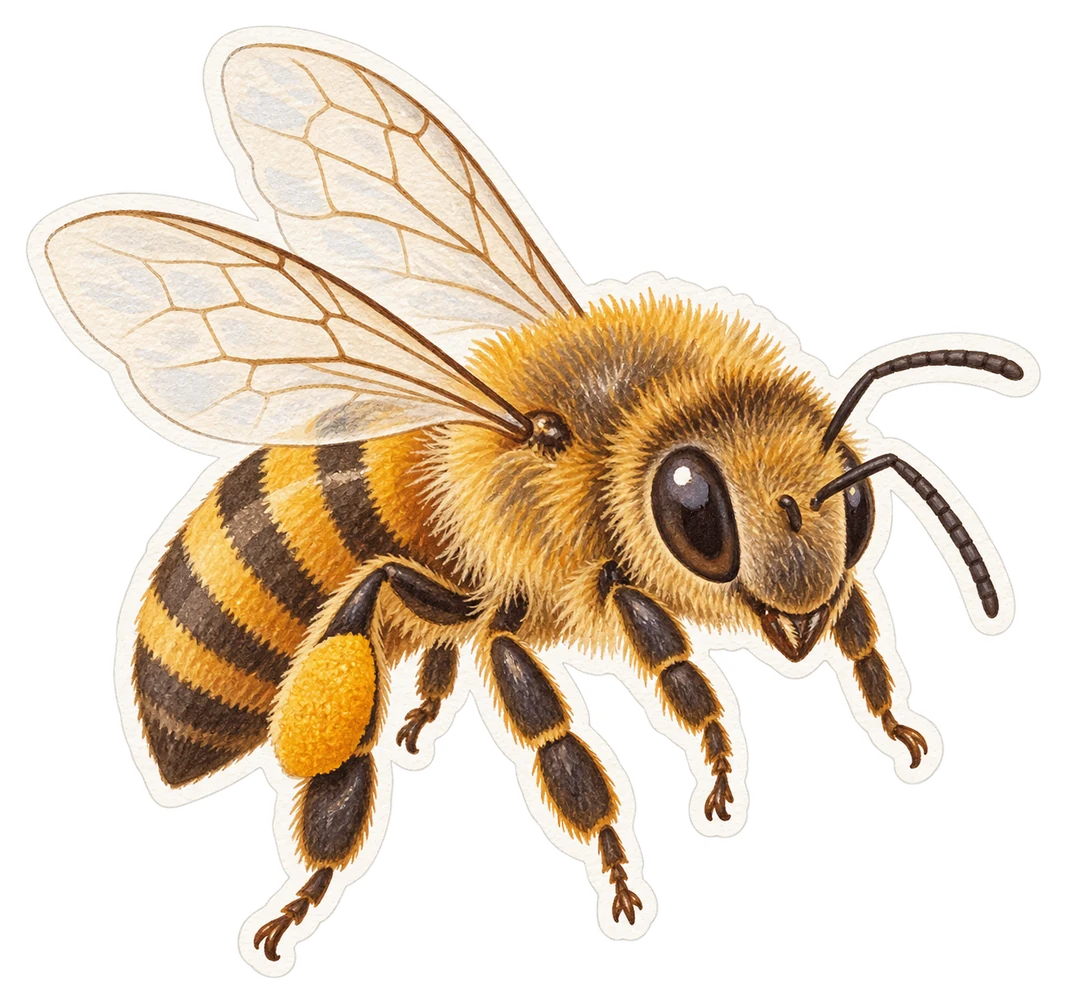 L'abeille domestique (Apis mellifera)