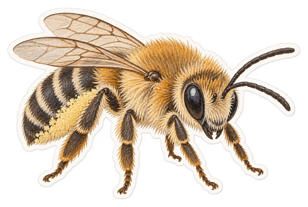 L'abeille du lierre (Colletes hederae)