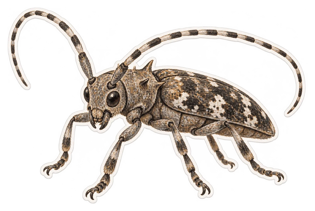 L’acanthocine édile (Acanthocinus aedilis)