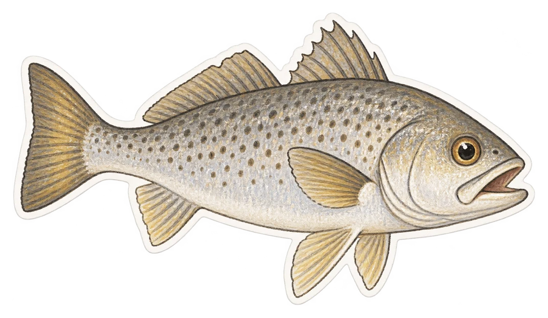 L'acoupa rouge (Cynoscion acoupa)