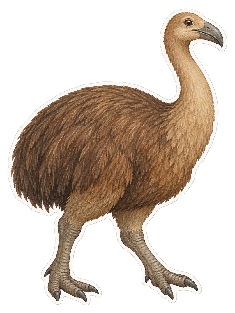 L'aepyornis (Aepyornis maximus)