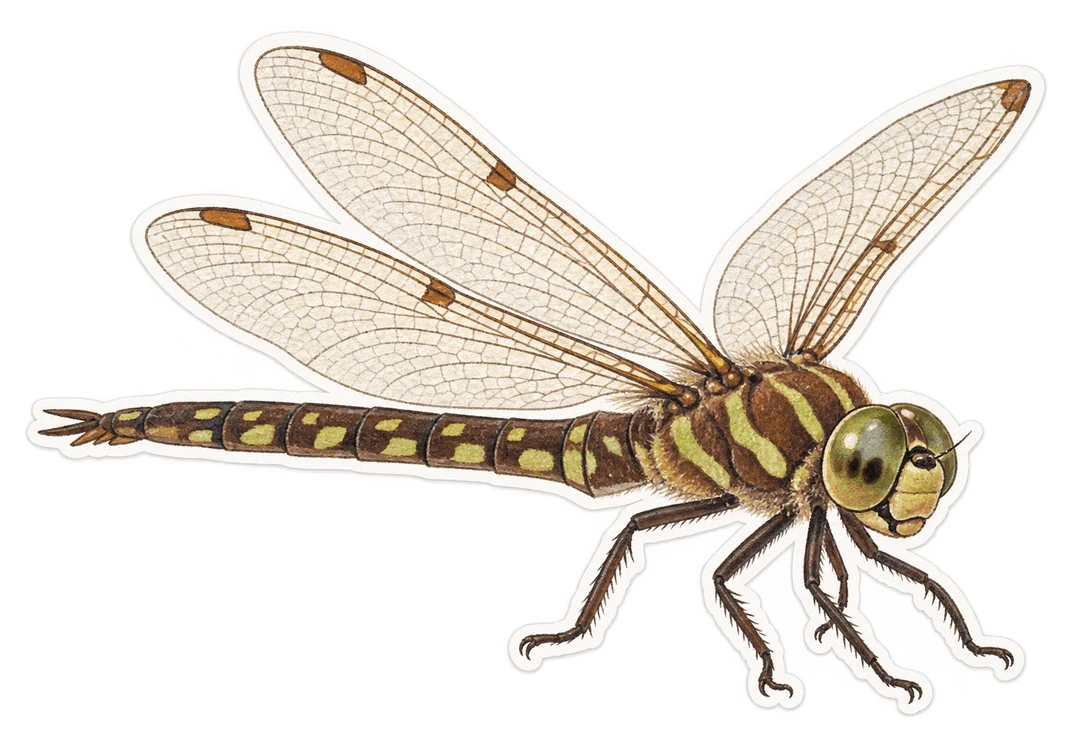 L'aeschne paisible (Boyeria irene)