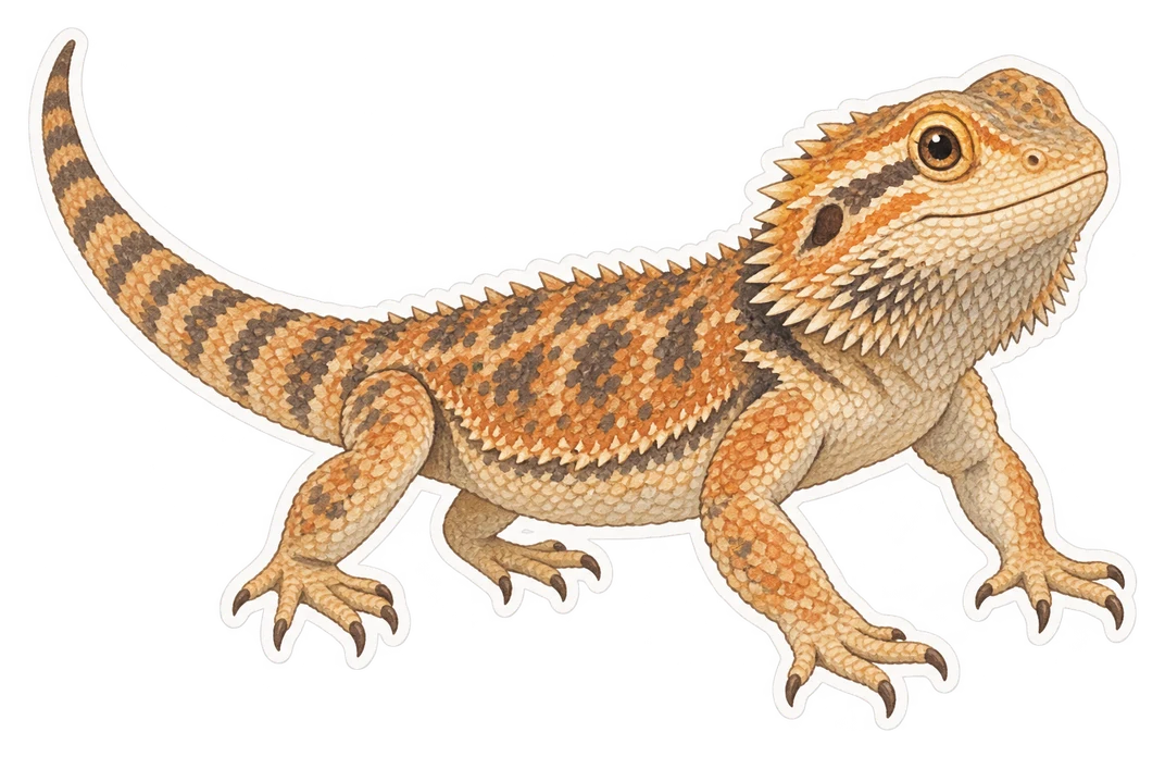 L'agame de Lawson (Pogona henrylawsoni)