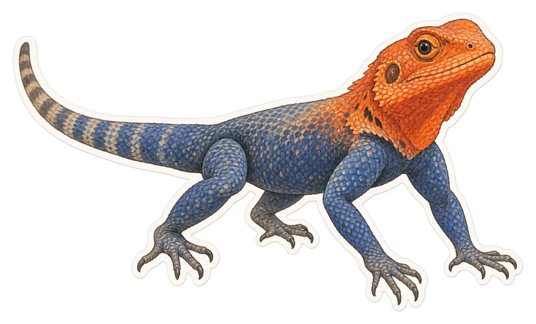 L'agame de Mwanza (Agama mwanzae)