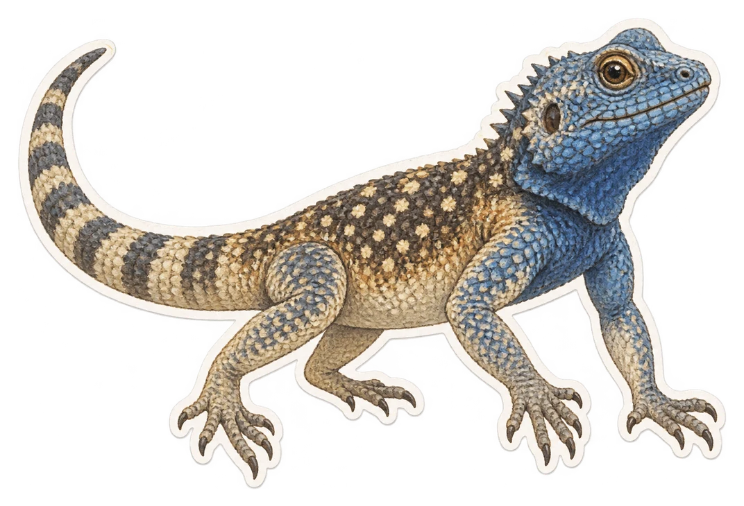 L'agame stellion (Stellagama stellio)