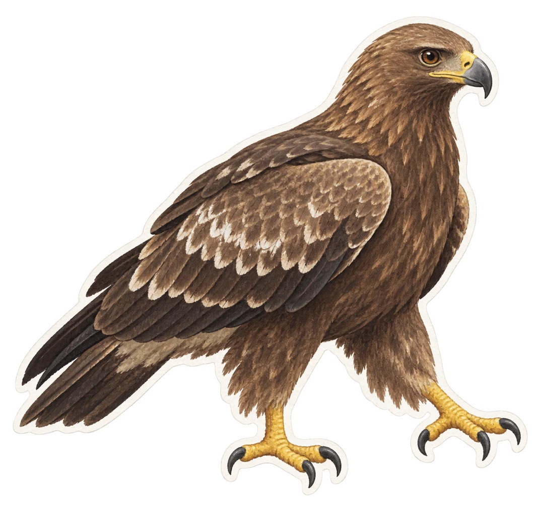 L'aigle criard (Clanga clanga)