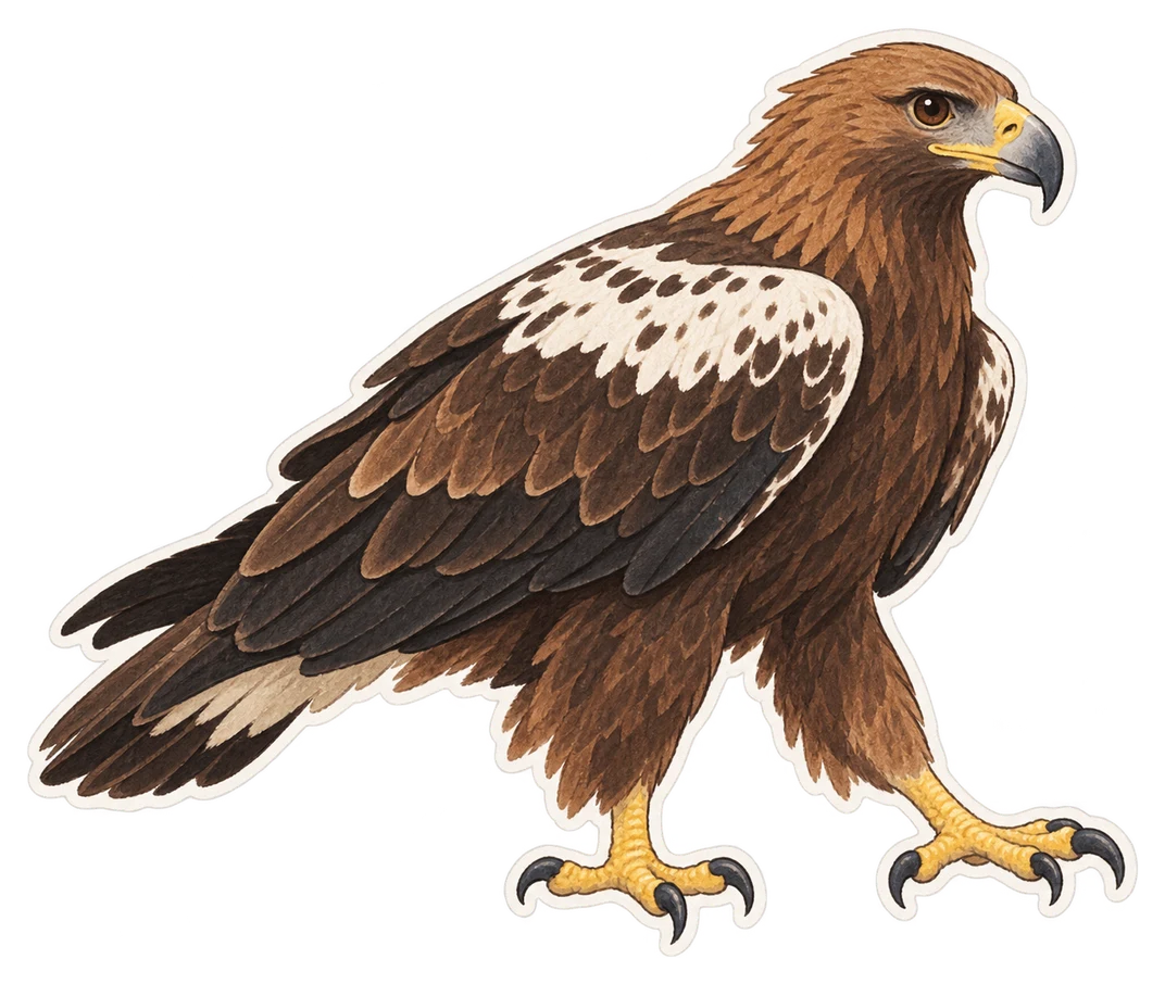 L'aigle ibérique (Aquila adalberti)