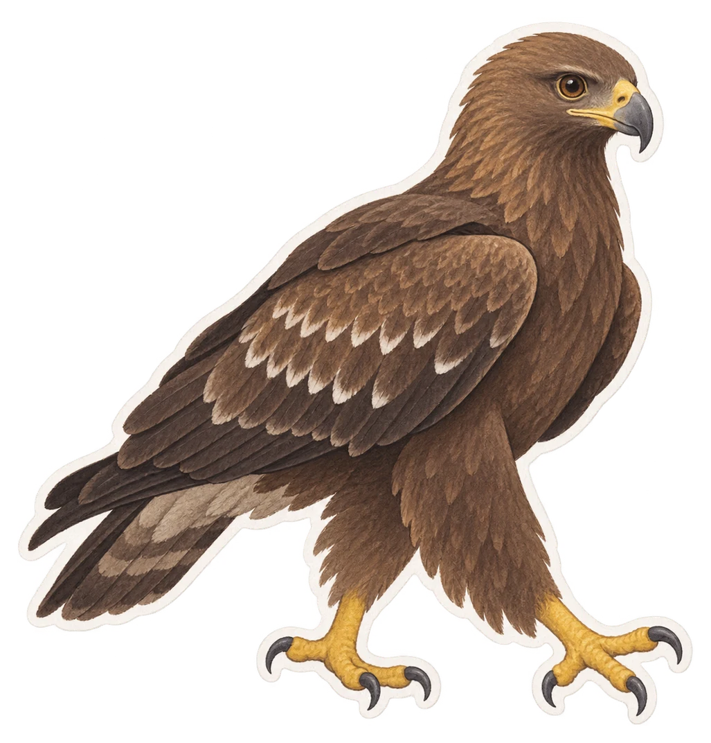 L'aigle pomarin (Clanga pomarina)
