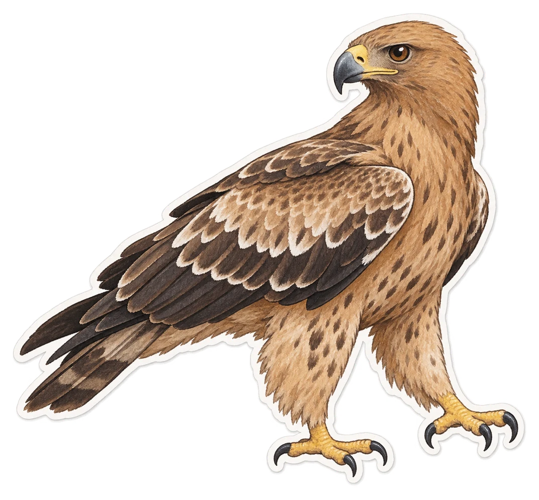 L’aigle ravisseur (Aquila rapax)