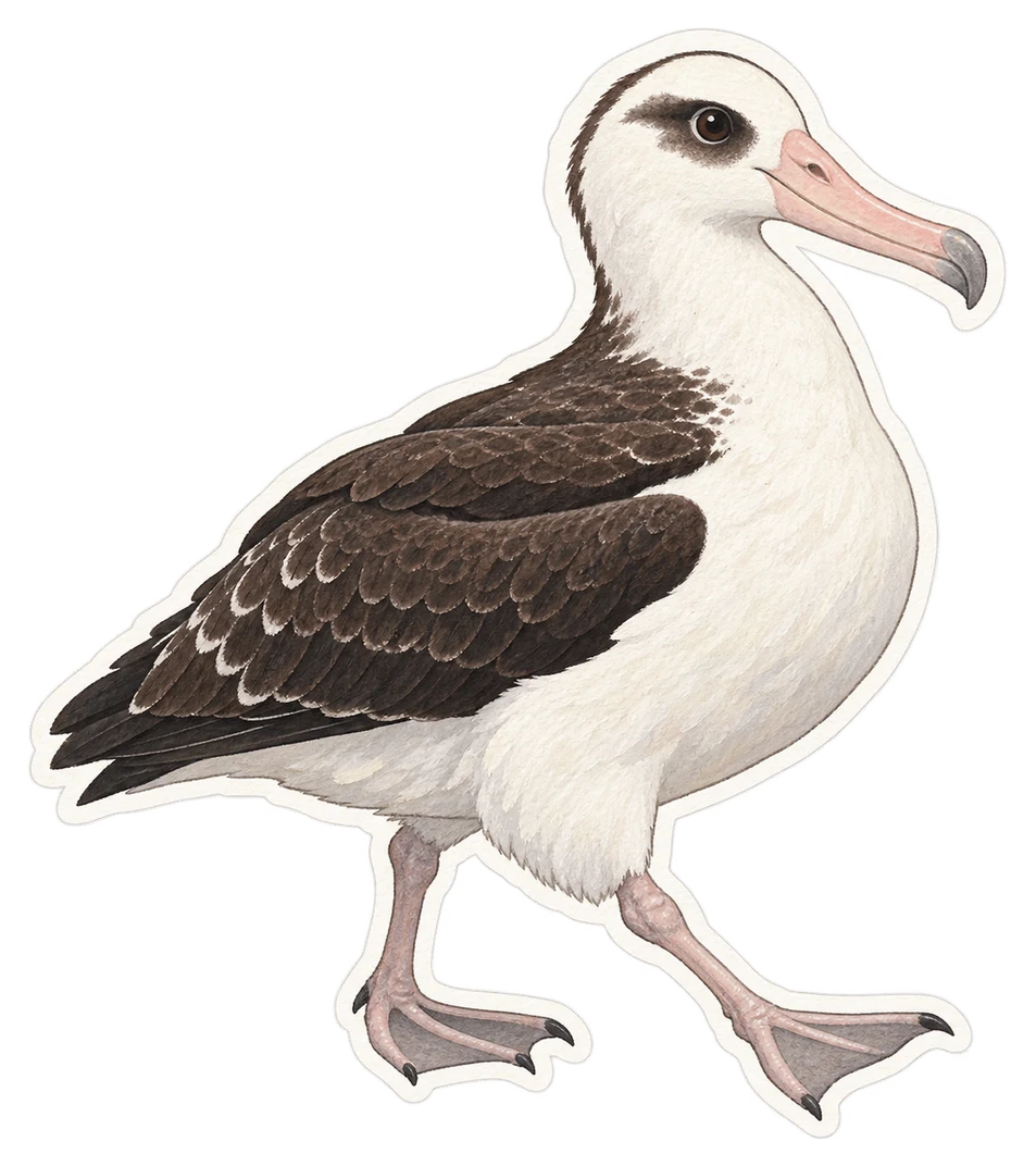 L'albatros de Tristan da Cunha (Diomedea dabbenena)