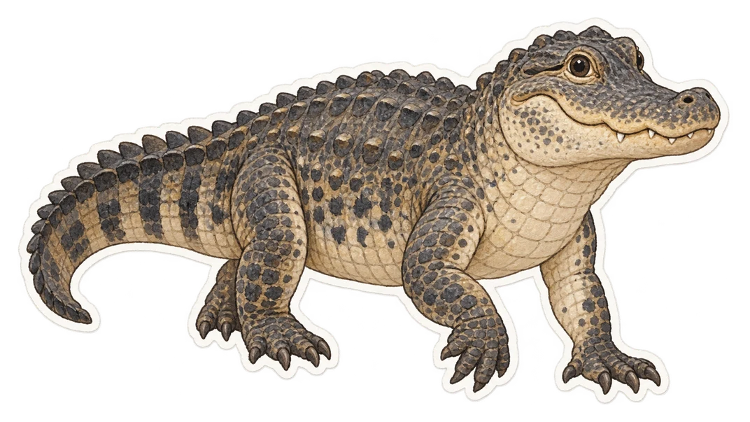 L’alligator de Chine (Alligator sinensis)