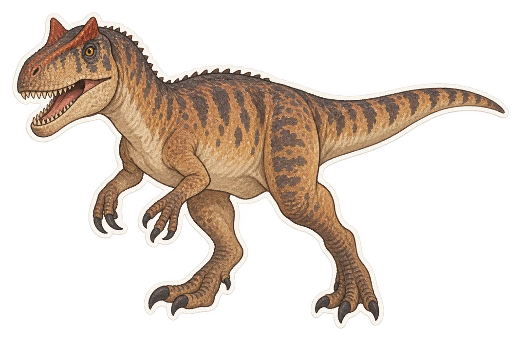 L'allosaure (Allosaurus fragilis)