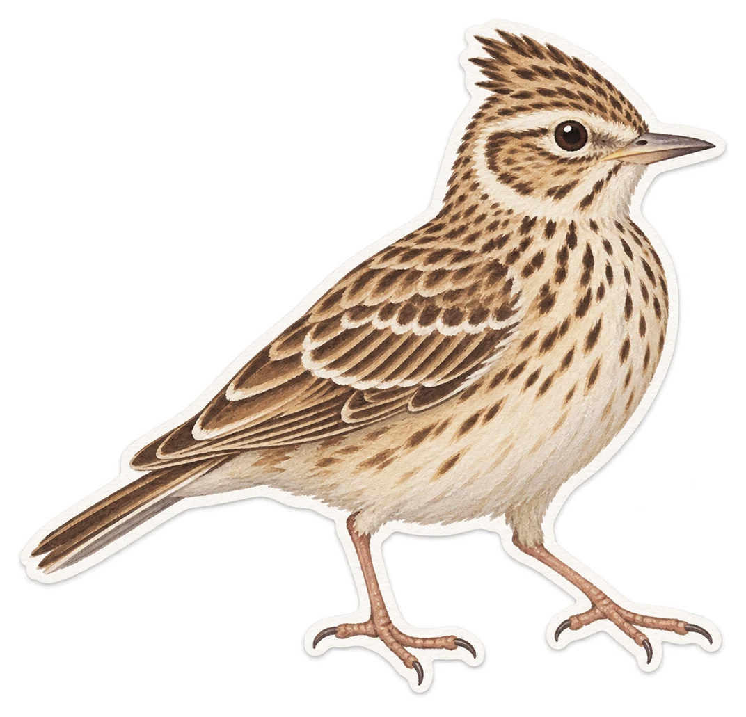L'alouette lulu (Lullula arborea)