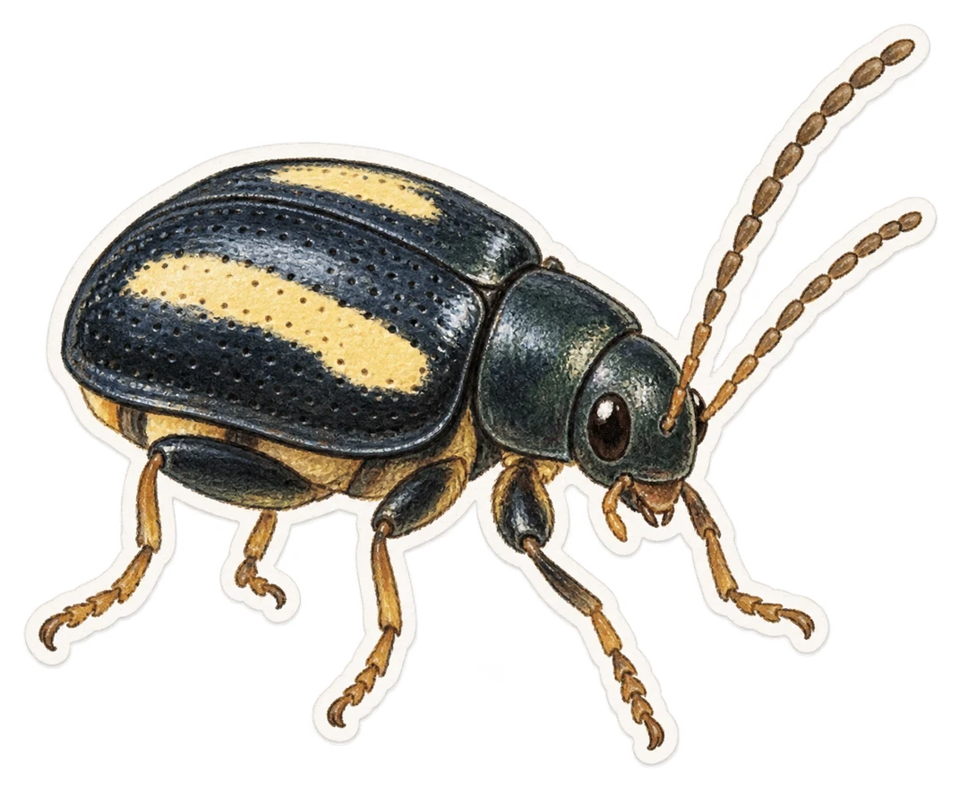 L’altise des crucifères (Phyllotreta nemorum)