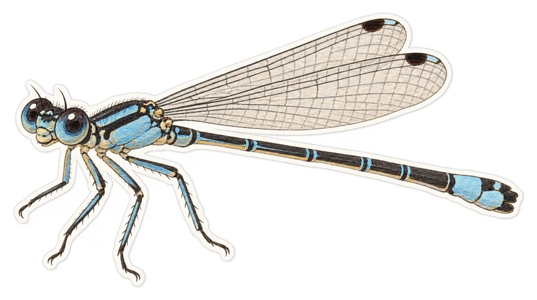L'amanipodagrion gilliesi (Amanipodagrion gilliesi)