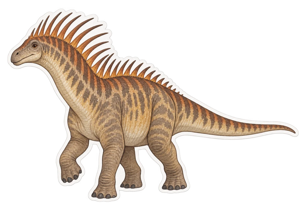 « l’amargasaure » (Amargasaurus cazaui)