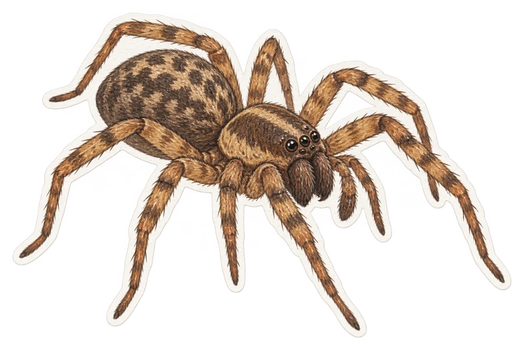 L'amaurobe simile (Amaurobius similis)