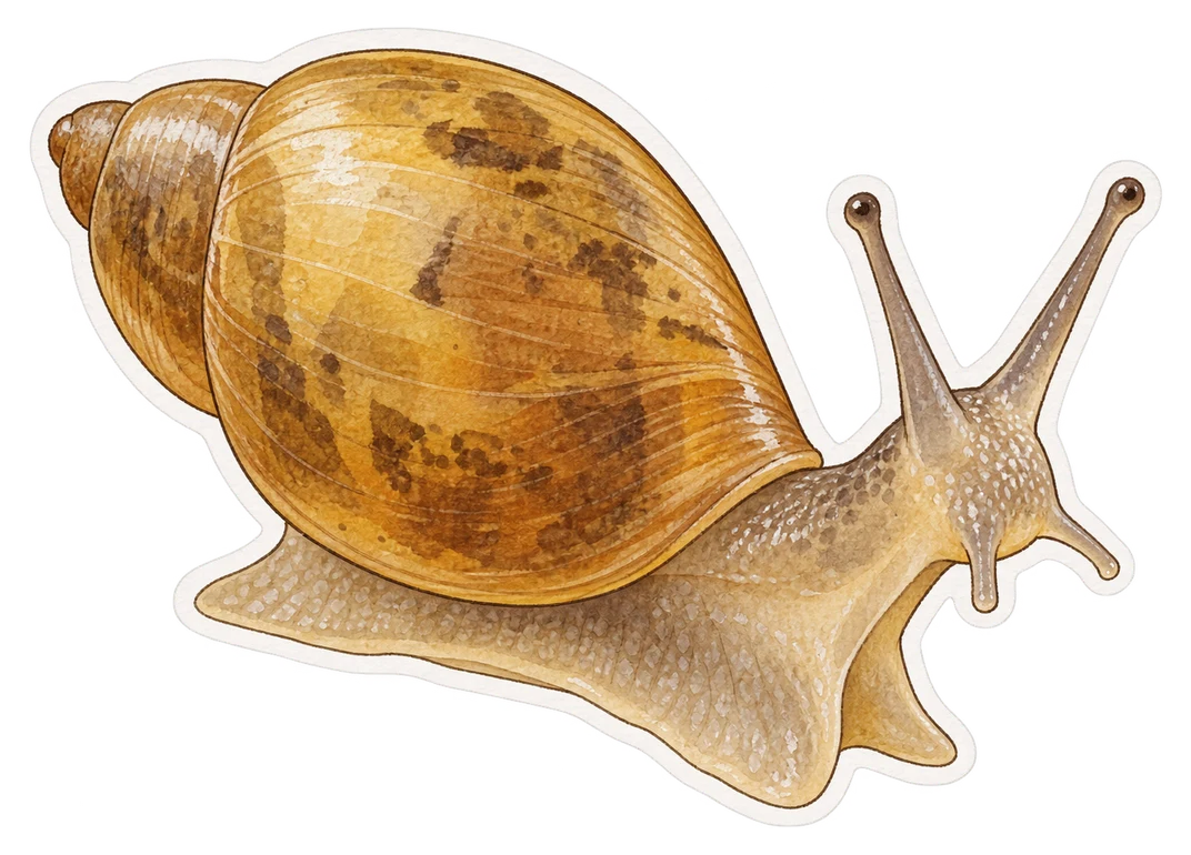L’ambrette amphibie (Succinea putris)