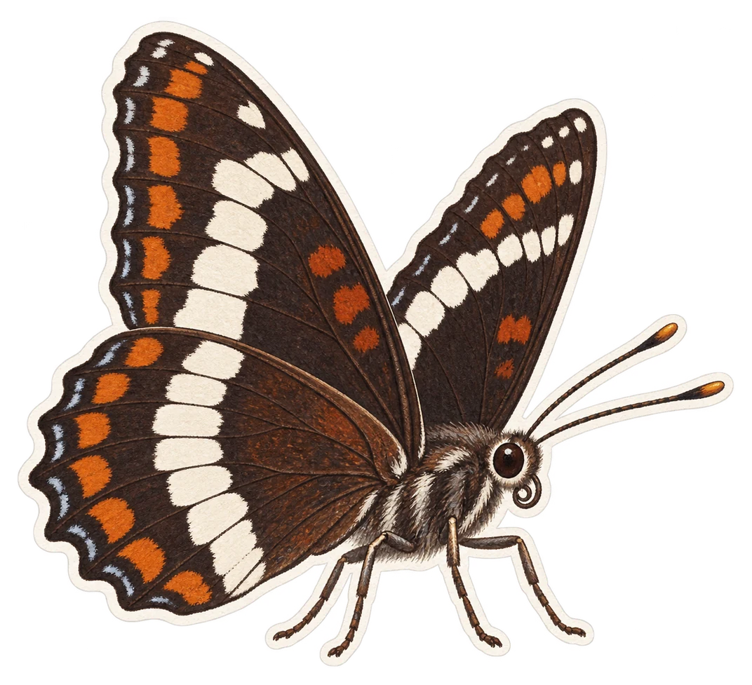 L'amiral de Weidemeyer (Limenitis weidemeyerii)