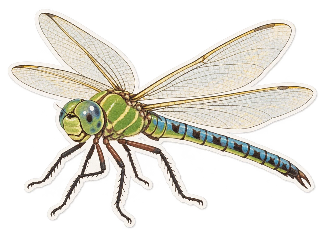 L'anax de juin (Anax junius)