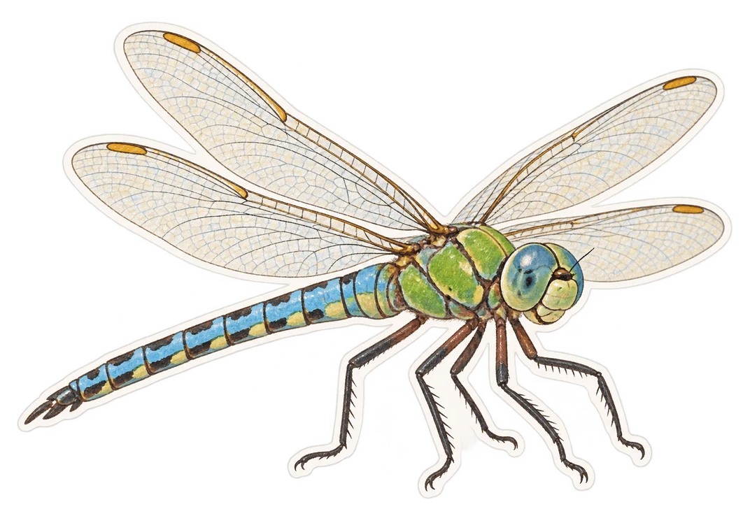 L'anax napolitain (Anax parthenope)