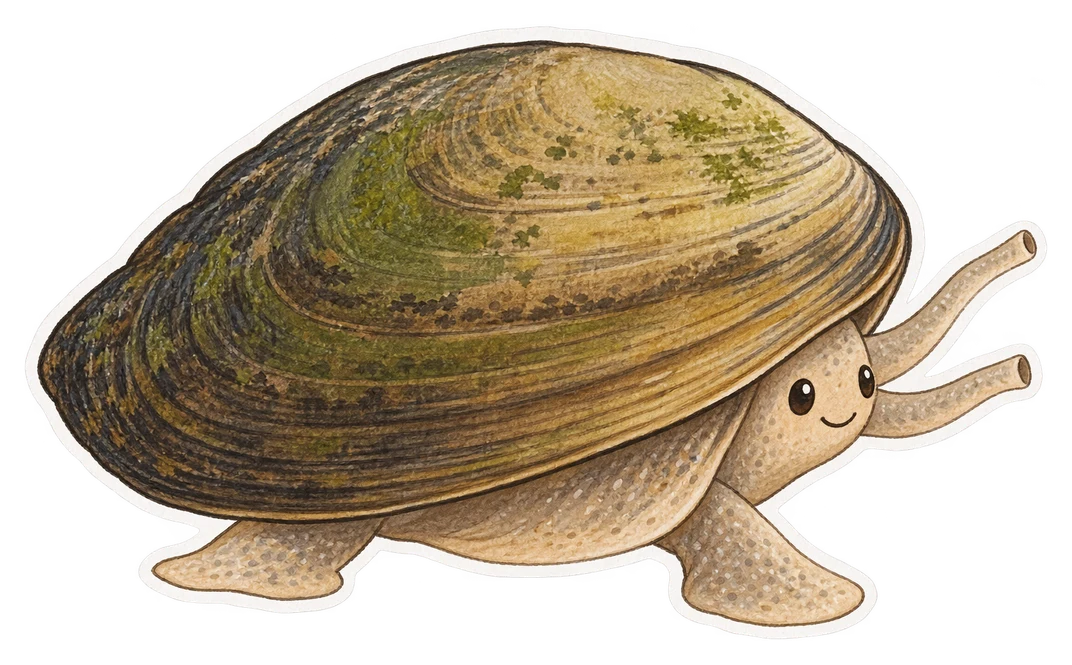 L’anodonte des rivières (Anodonta anatina)