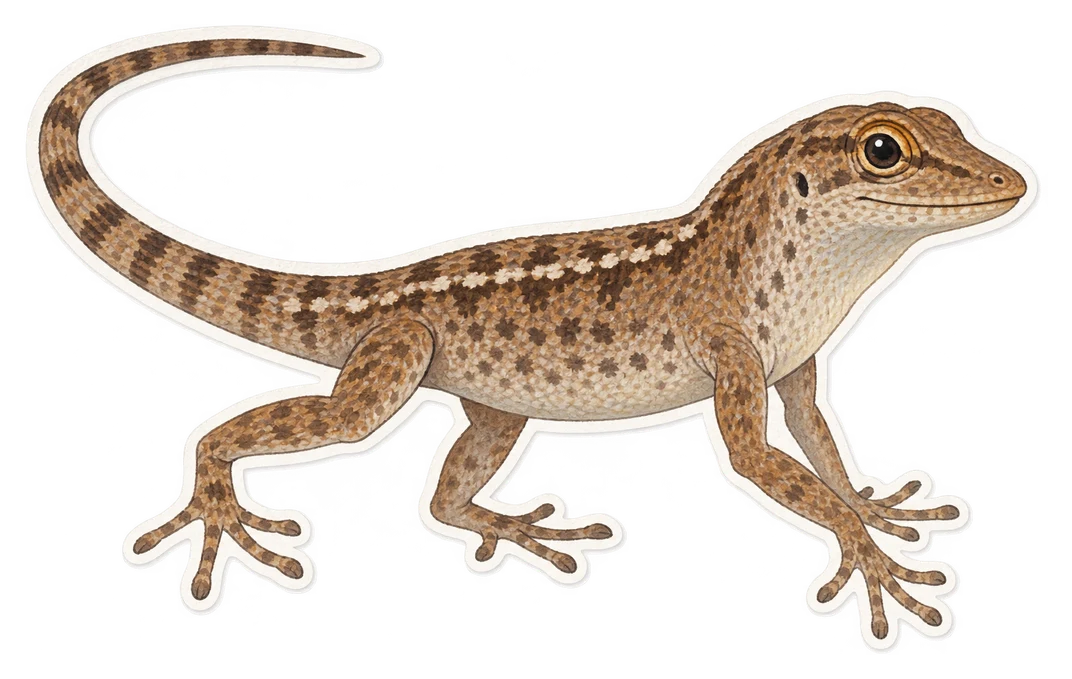 L'anole brun (Anolis sagrei)
