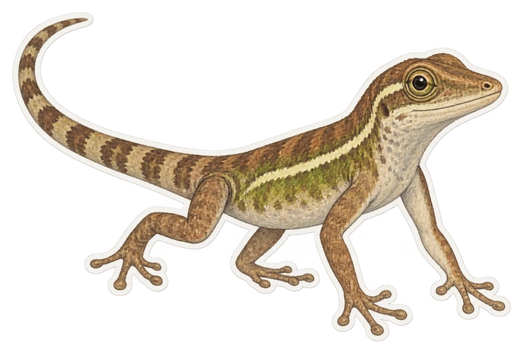 L'anolis roquet (Anolis roquet)
