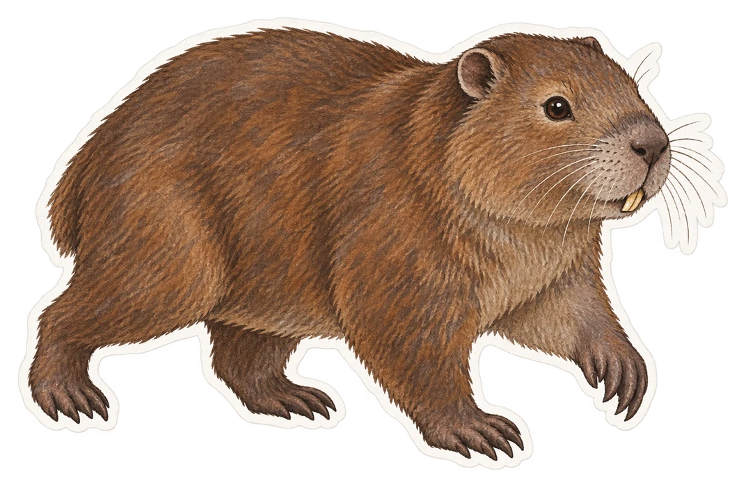 L'aplodonte de Californie (Aplodontia rufa)