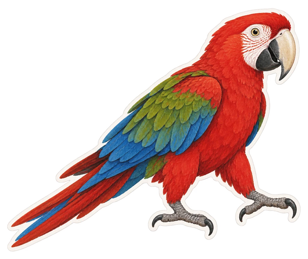 L'ara de Cuba (Ara tricolor)