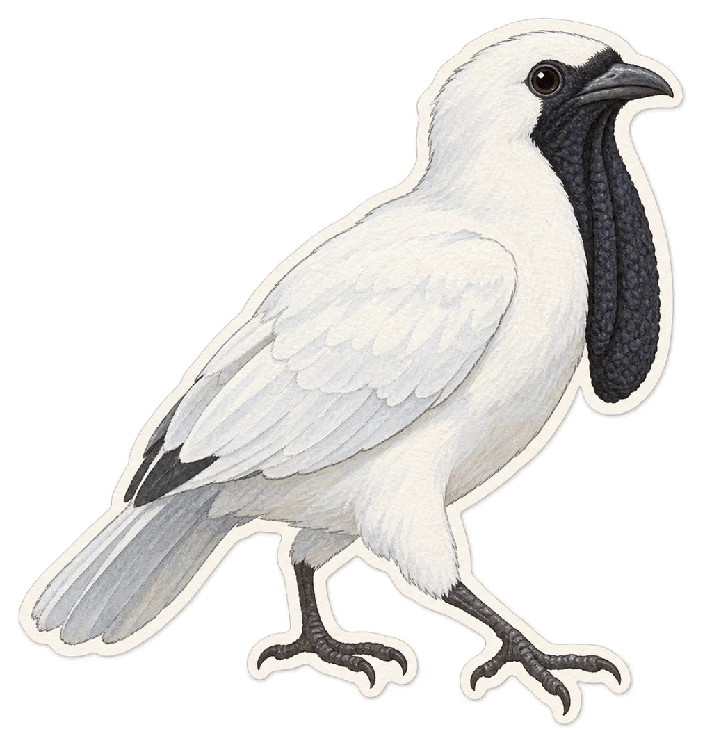 L'araponga à gorge nue (Procnias nudicollis)