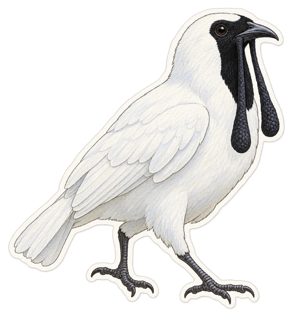 L’araponga tricaronculé (Procnias tricarunculatus)