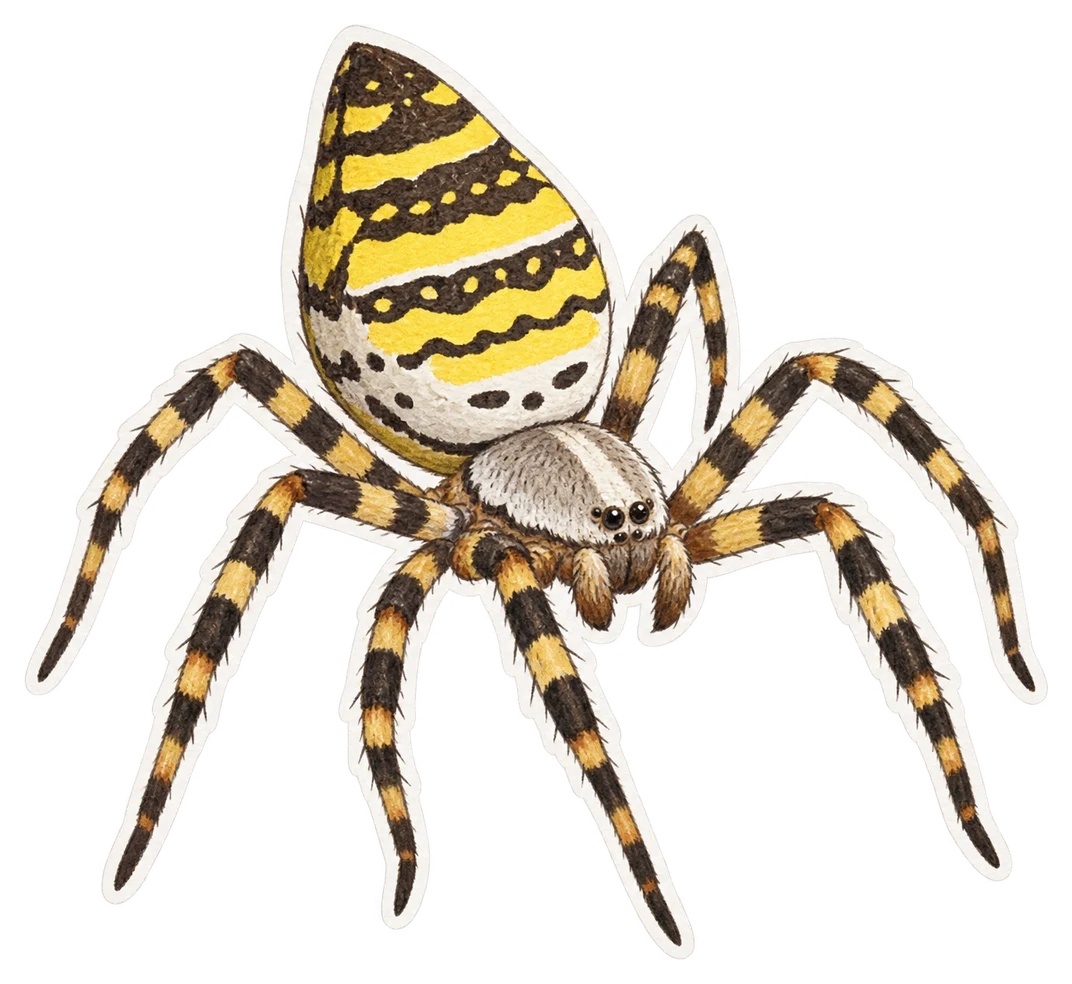 L'argiope aemula (Argiope aemula)