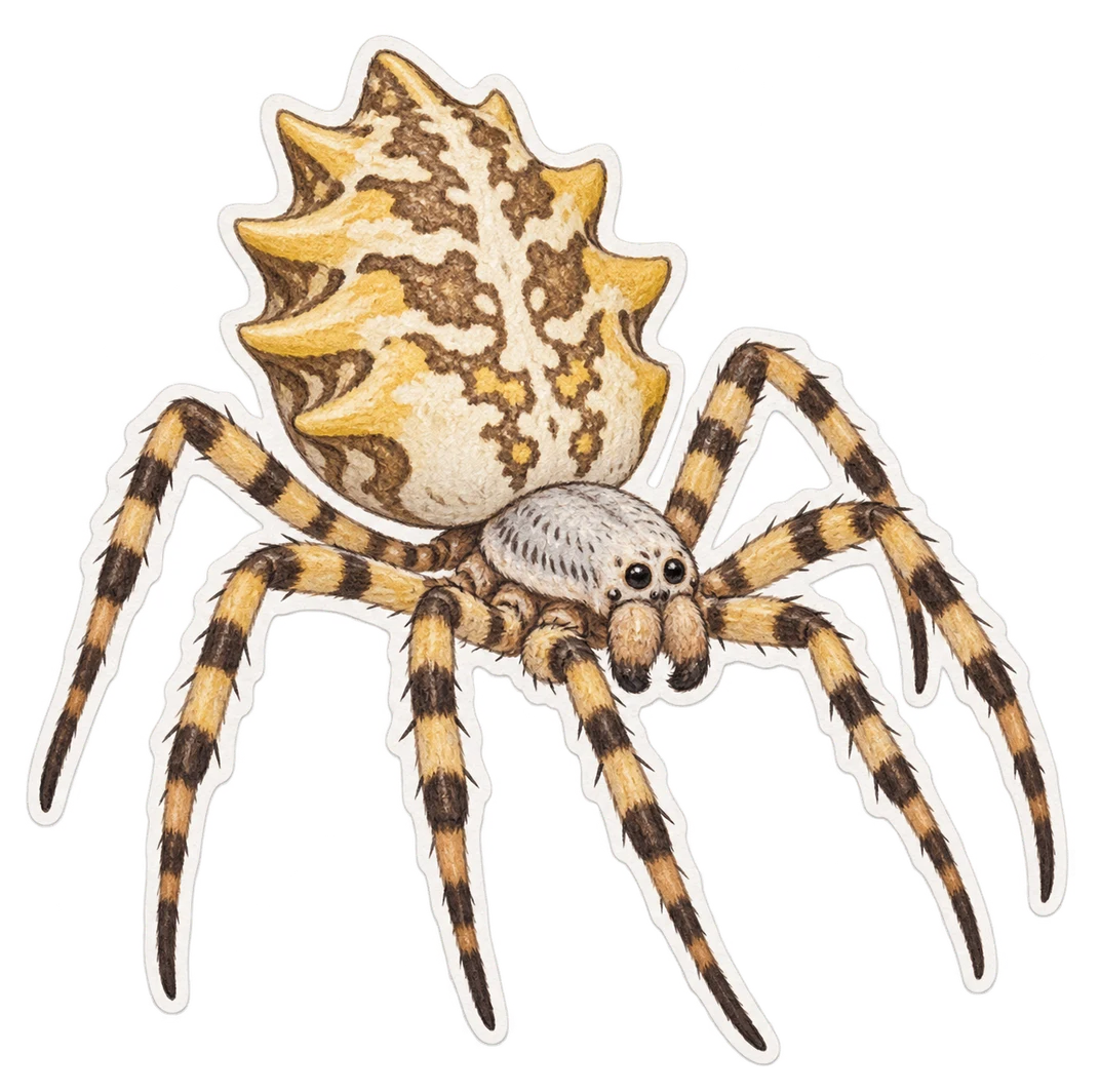 L'argiope lobée (Argiope lobata)