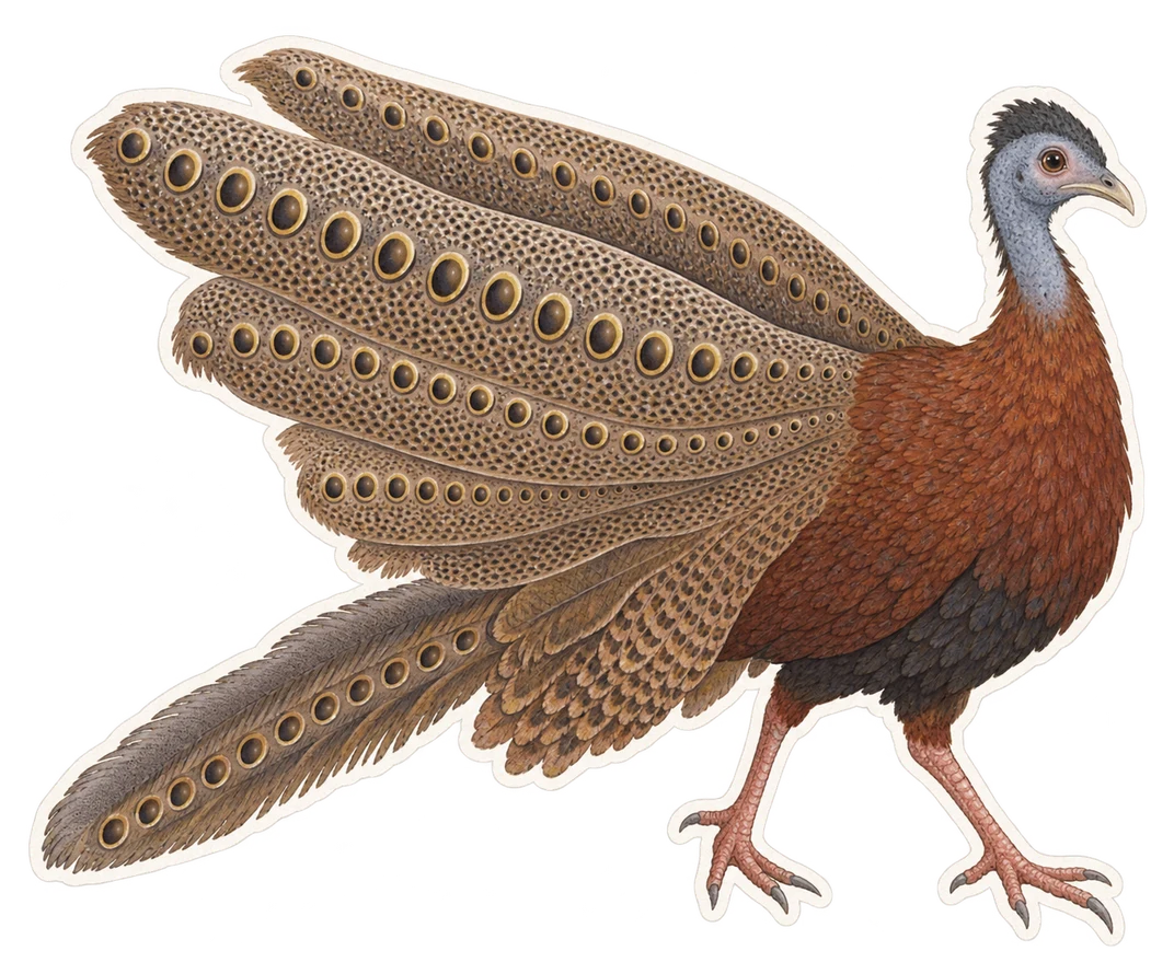 L'argus géant (Argusianus argus)