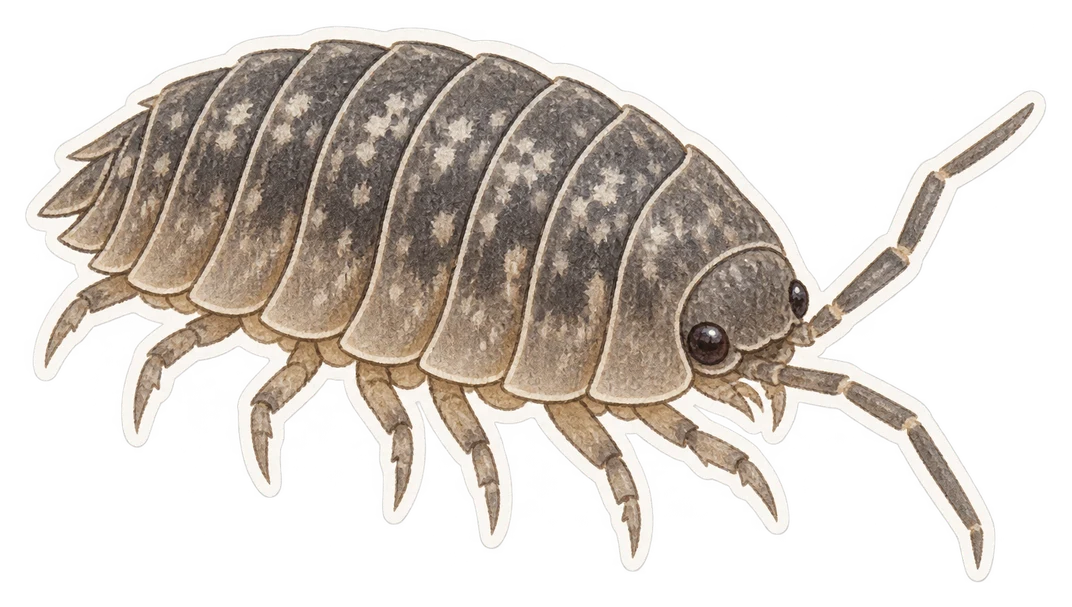 L'aselle des murs (Oniscus asellus)