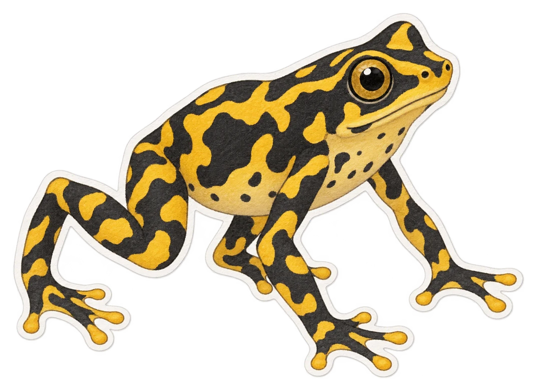 L'atélophe de Zetek (Atelopus zeteki)