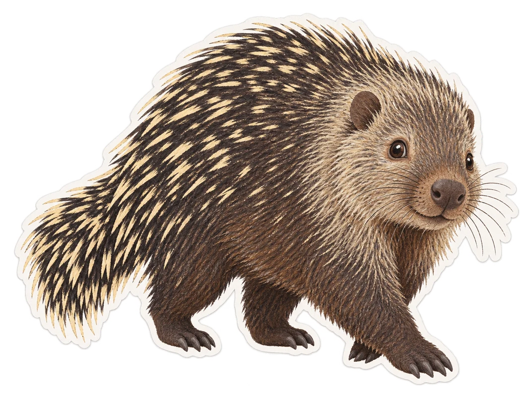 L'athérure africain (Atherurus africanus)