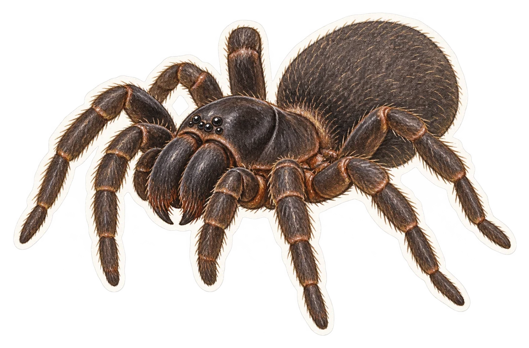 L'atypus affinis (Atypus affinis)