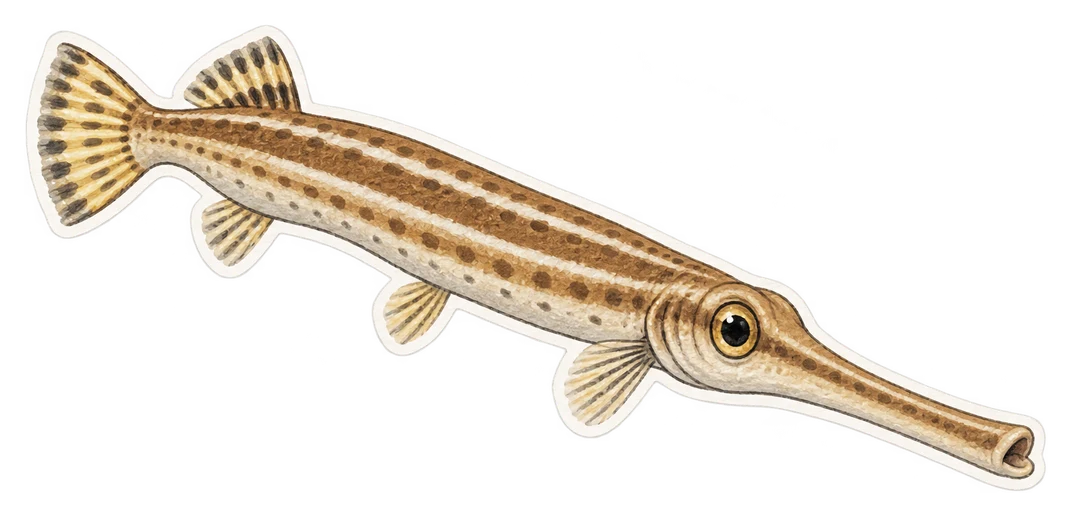 L'aulostome chinois (Aulostomus chinensis)