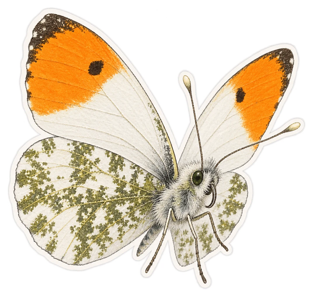 L'aurore (Anthocharis cardamines)