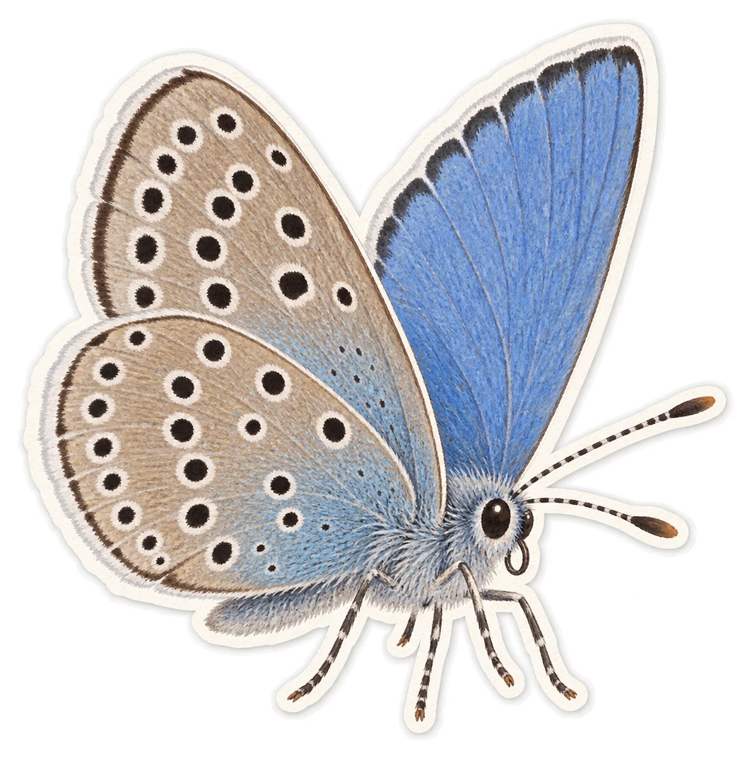 L’azuré du serpolet (Phengaris arion)