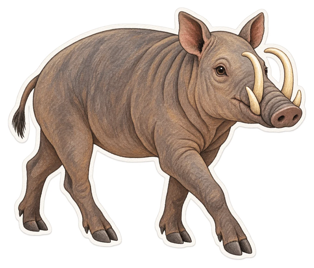 Le babiroussa de Bola Batu (Babyrousa bolabatuensis)
