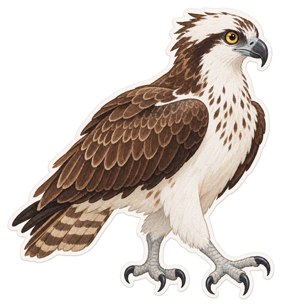 Le balbuzard pêcheur (Pandion haliaetus)