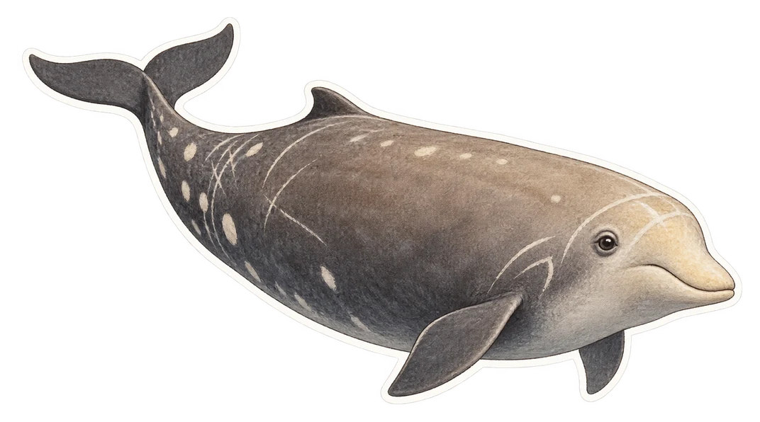 La baleine à bec de Blainville (Mesoplodon densirostris)