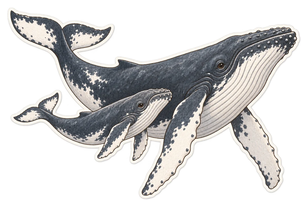 Le petit de la baleine