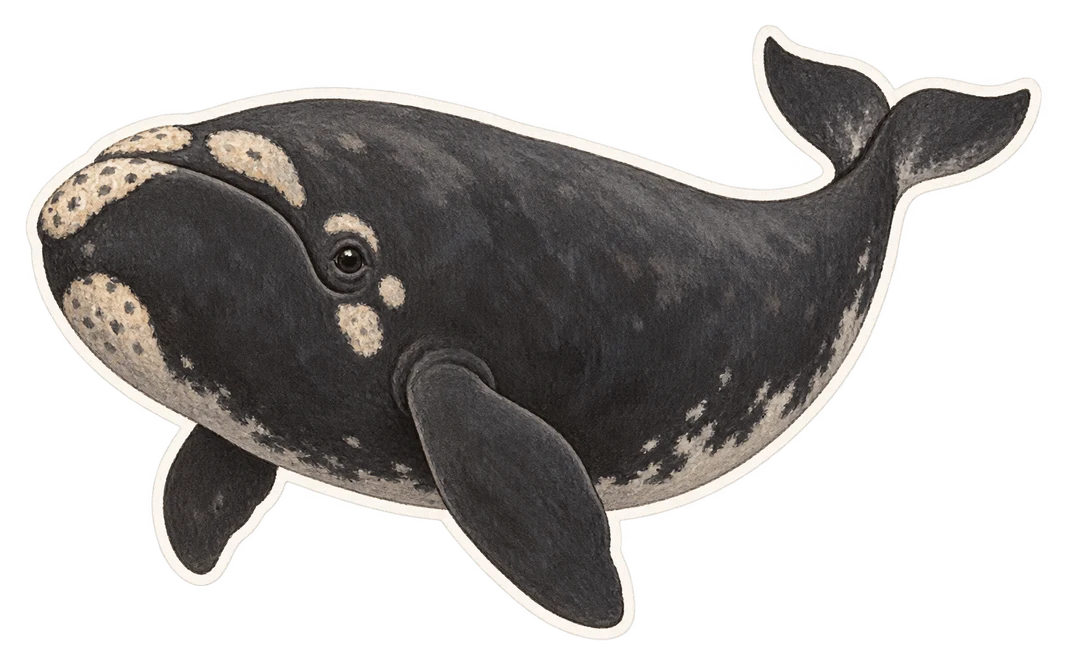 La baleine boréale (Balaena mysticetus)