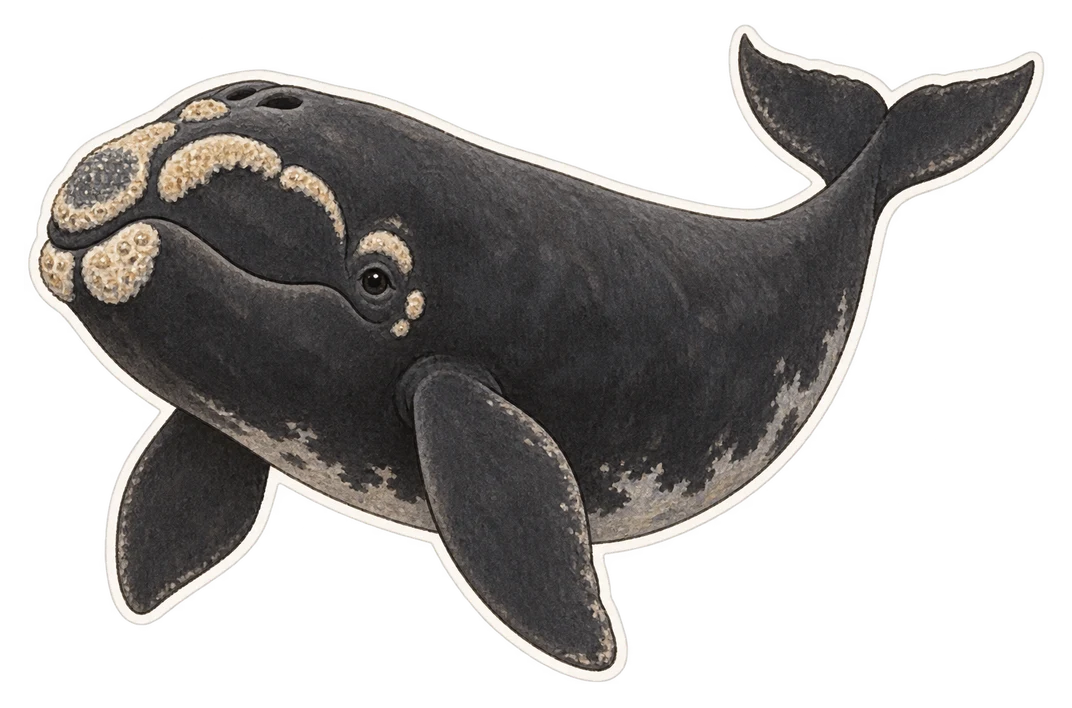 La baleine franche du Pacifique Nord (Eubalaena japonica)