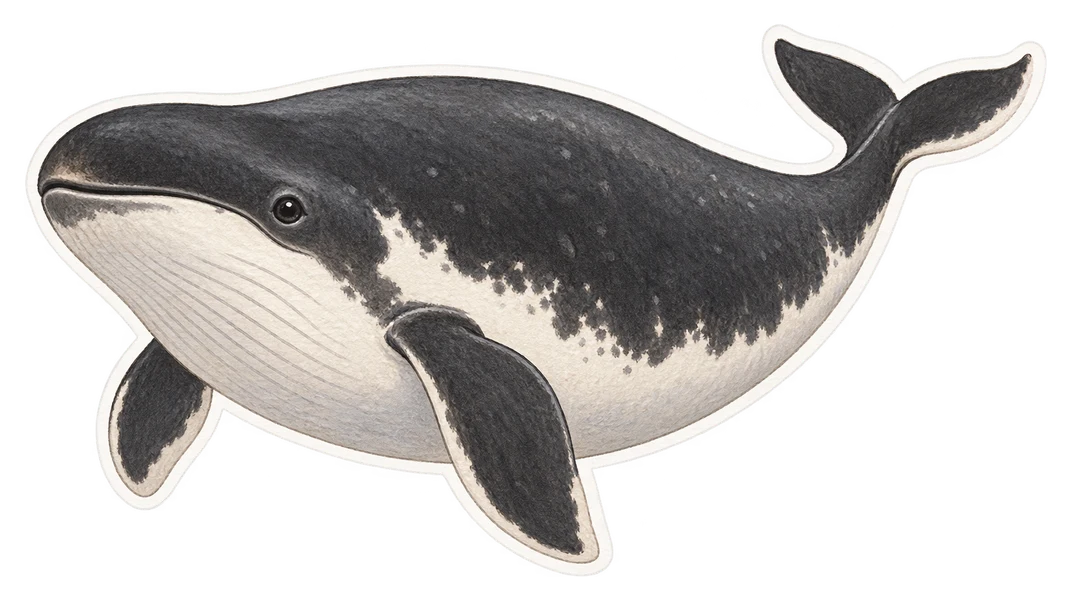 La baleine pygmée (Caperea marginata)